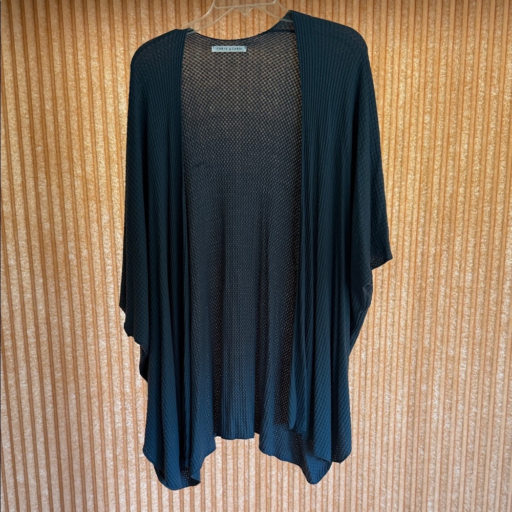 Blue Open Front Cardigan